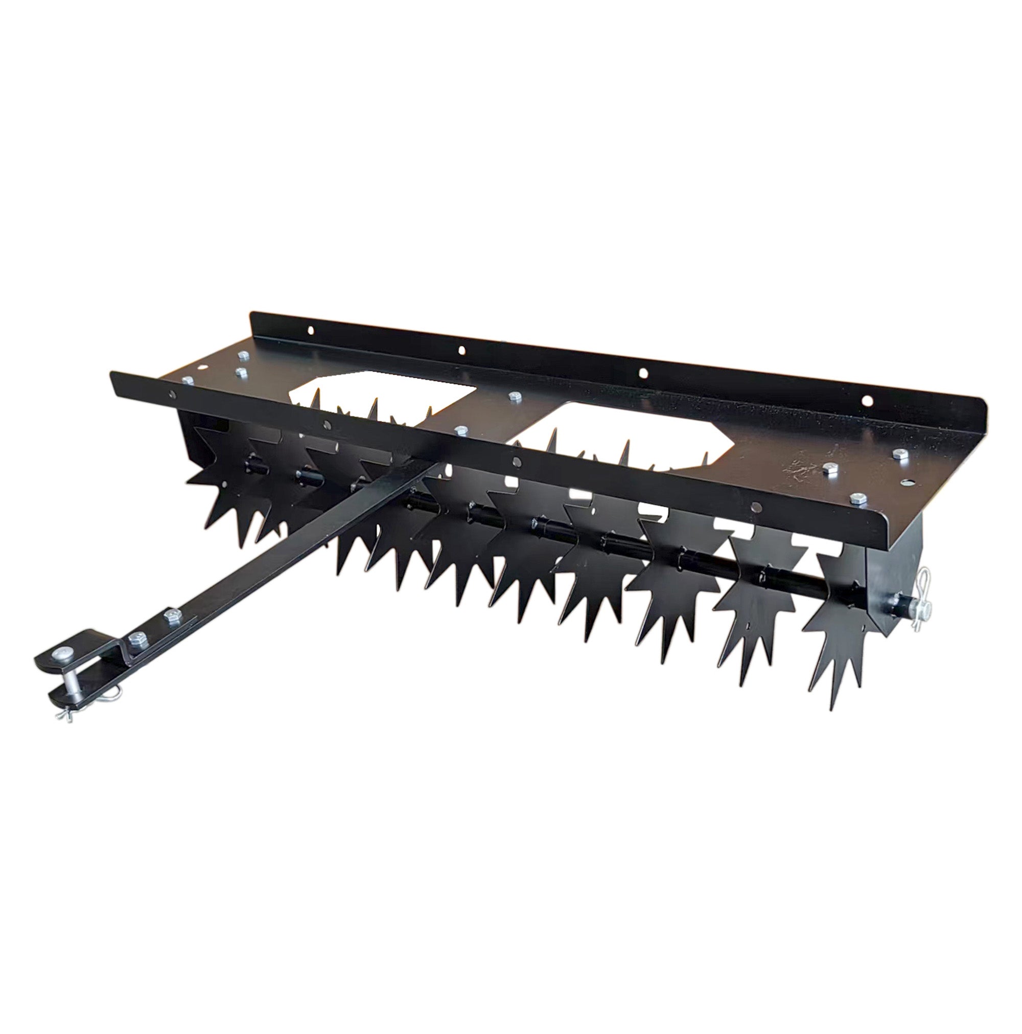 Yard Tuff Spike Lawn Aerator, Pin-Style Hitch for Mowers and ATVs, 40 Inch Wide