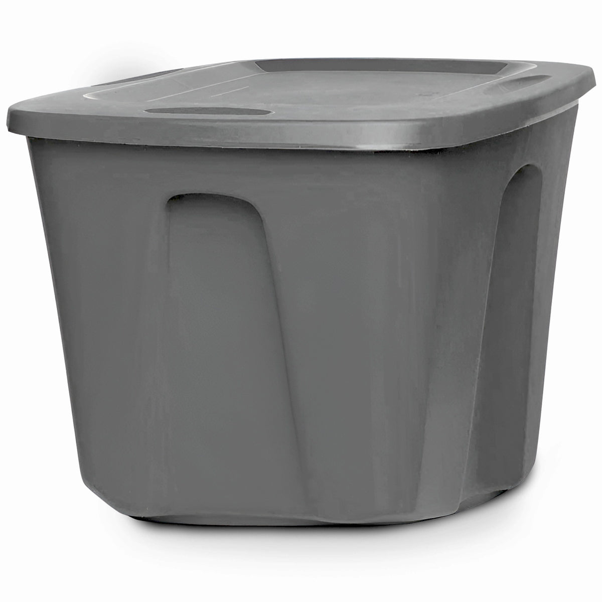Homz 18-Gallon Stackable Plastic Storage Tote Box Container with Snap-On Lid (Used)