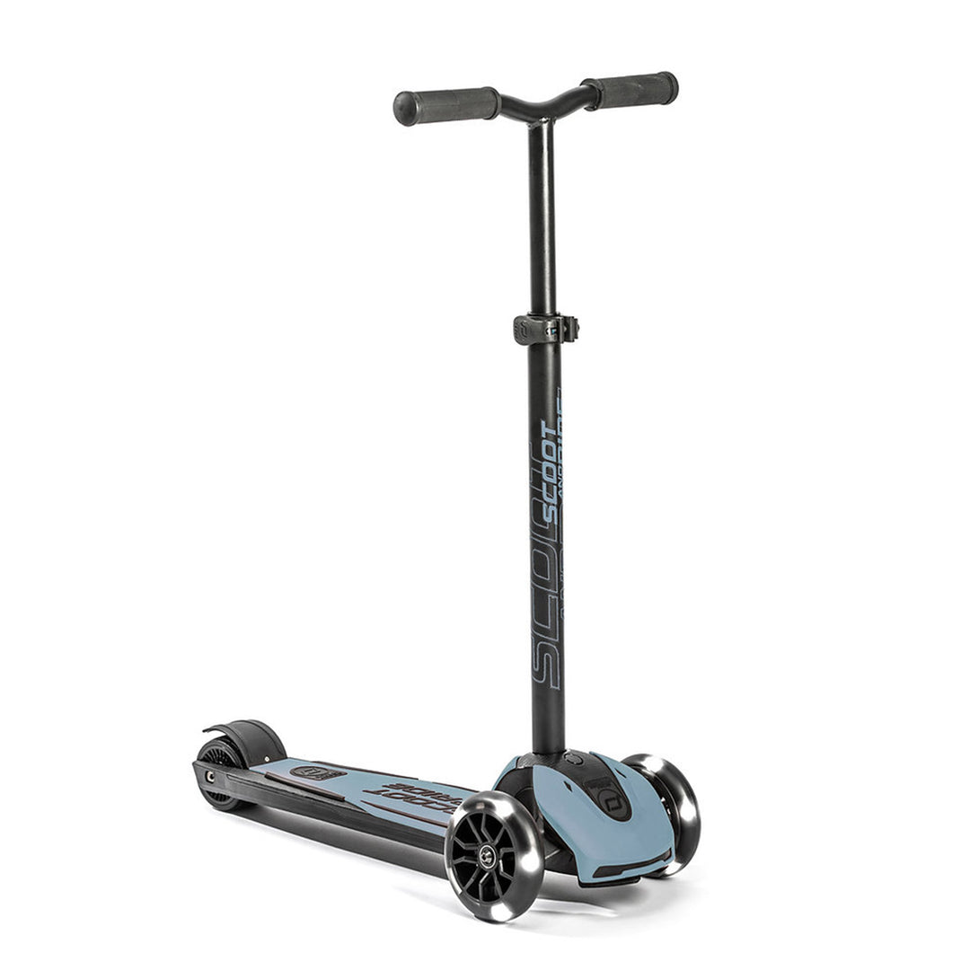 Scoot & Ride Highwaykick 5 Kid & Teen Adjustable Kick Scooter, LED Wheels, Steel