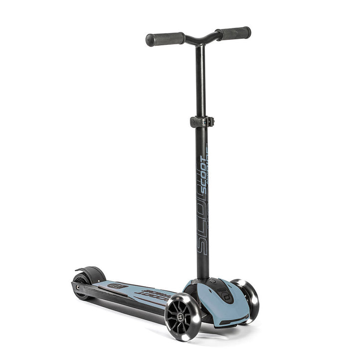Scoot & Ride Highwaykick 5 Kid & Teen Adjustable Kick Scooter, LED Wheels, Steel