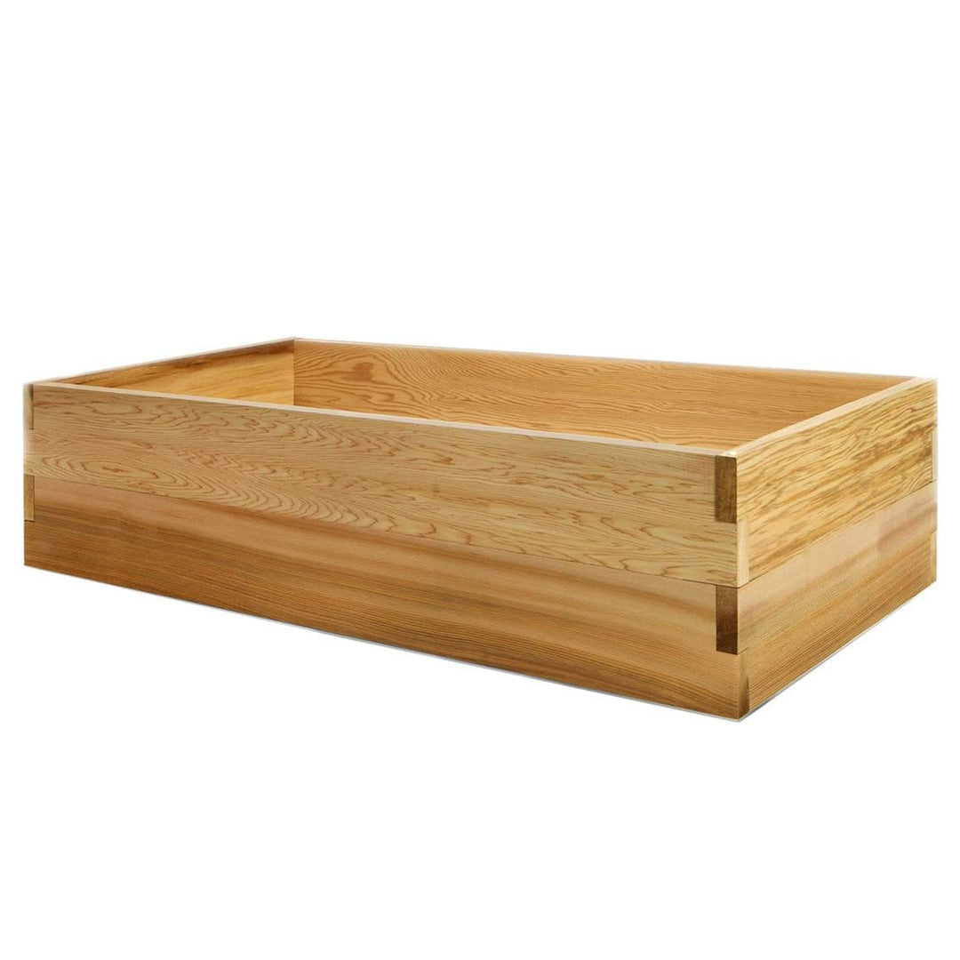 All Things Cedar 4x2 Ft Elevated Garden Box with Stackable and Expandable Design