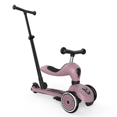 Scoot & Ride 2-in-1 Kids Scooter w/ Push Bar, Highwaykick 1 Push & Go (Open Box) - VMInnovations