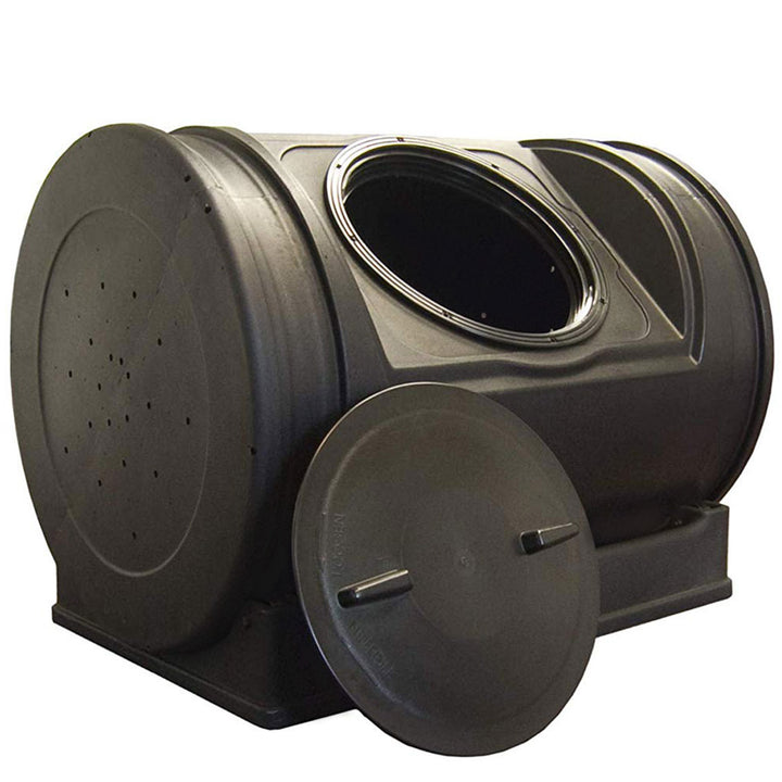 Good Ideas Compost Wizard Jr Outdoor Garden Compost Bin Container, Black