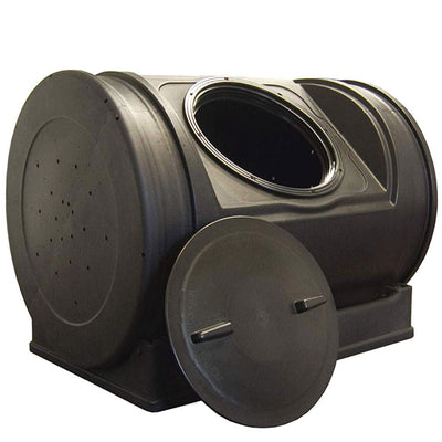 Good Ideas Compost Wizard Jr Large Patio and Garden Bin Container, Black (Used) - VMInnovations