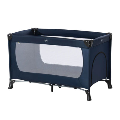 hauck Dream N Play Travel Bed and Playpen with Mattress, Navy Blue (Open Box)