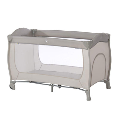 hauck Sleep N Play Go Plus Foldable Travel Bed and Playpen with Mattress, Beige - VMInnovations