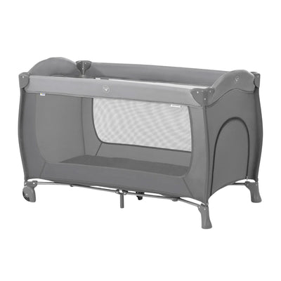 hauck Sleep N Play Foldable Travel Bed & Playpen w/Mattress, Gray (Open Box) - VMInnovations