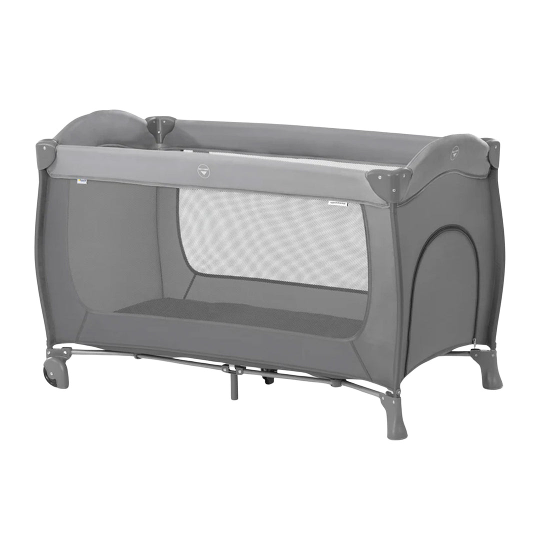 hauck Sleep N Play Foldable Travel Bed & Playpen w/Mattress, Gray (Open Box) - VMInnovations
