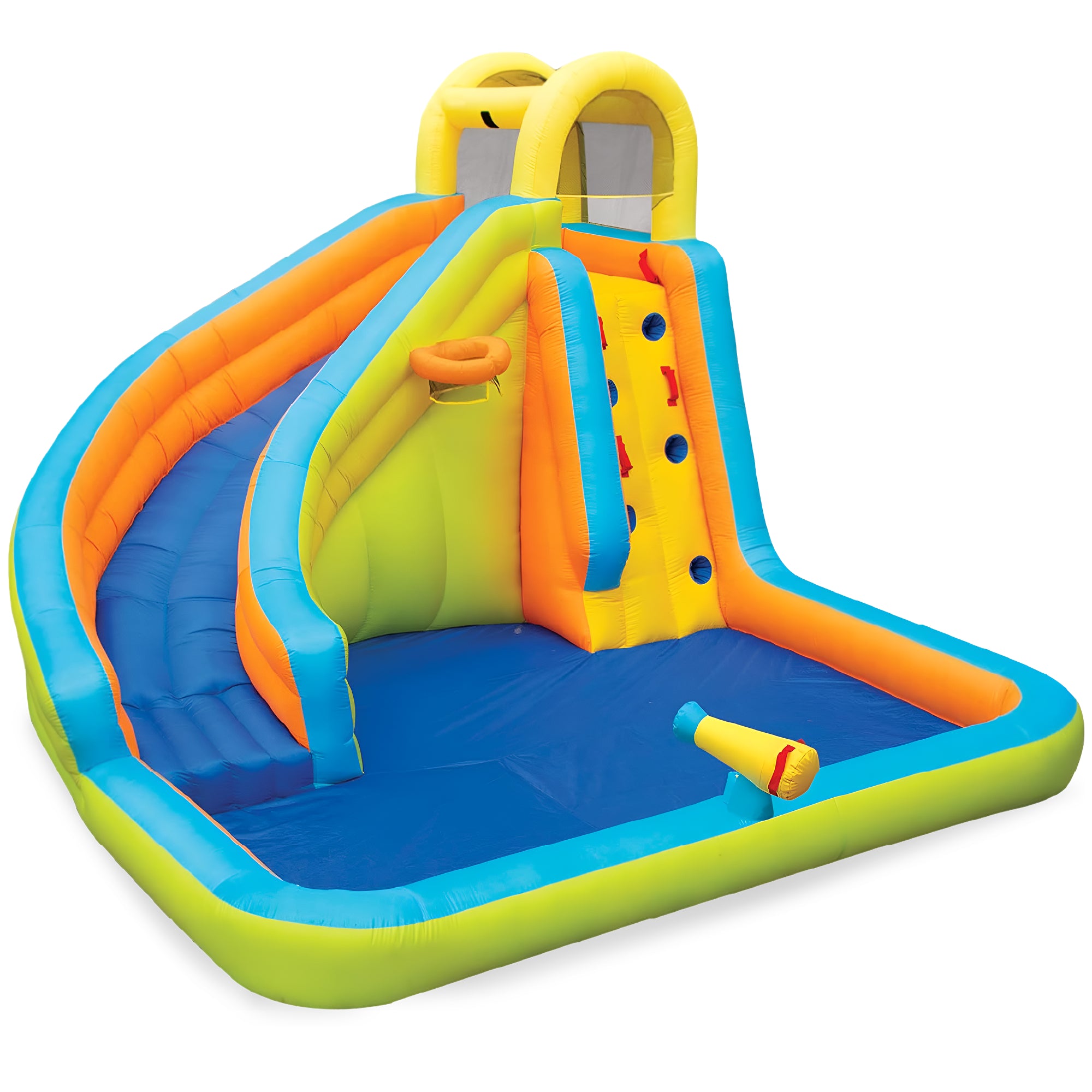Banzai Splash 'N Blast Kids Inflatable Water Slide Splash Park (Damaged)