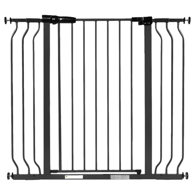 BalanceFrom Walk Thru Safety Gate, Fits 29.1-43.3" Openings, 36” Tall, Graphite - VMInnovations