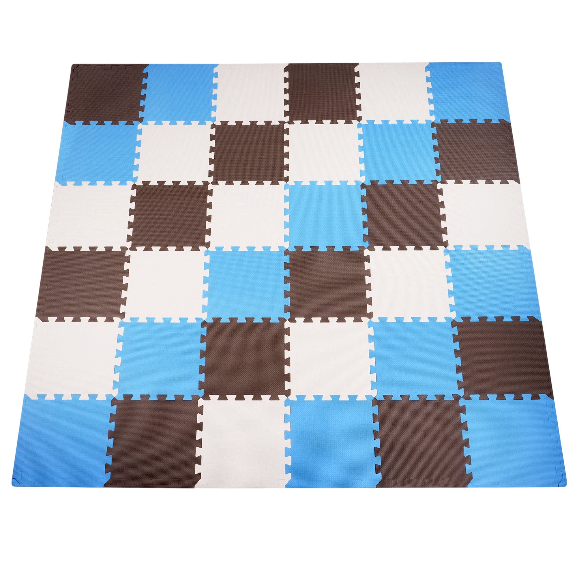 BalanceFrom Fitness 36 Tile Thick Interlocking Puzzle Foam Exercise Play Mat