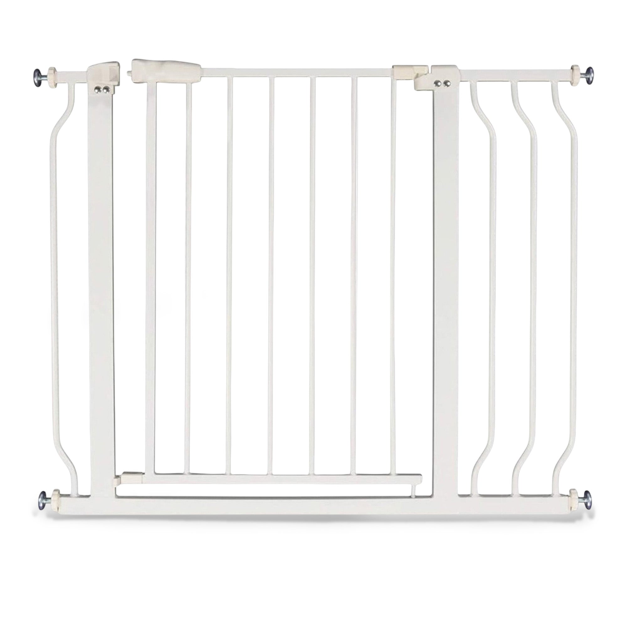BalanceFrom Walk-Thru Safety Gate for Baby and Pets, 29.1-38.5"W, 30"H, White