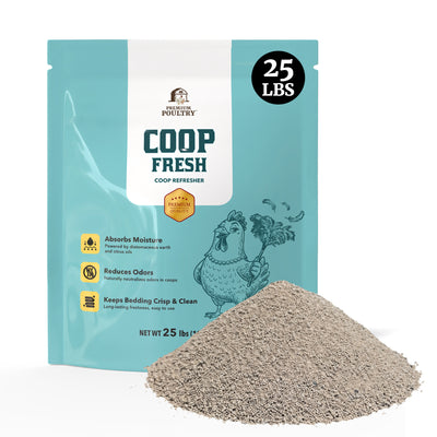Premium Poultry Coop Fresh Odor, Moisture Control for Chicken Coop, 25lb, 2 Pack - VMInnovations