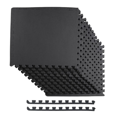 BalanceFrom Fitness 48 Sq Ft Interlocking EVA Foam Exercise Mat Tiles (Used)