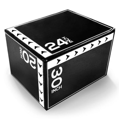 Fitness 16 Pound Versatile 3-in-1 Plyometric Jumping Exercise Box (Used) - VMInnovations