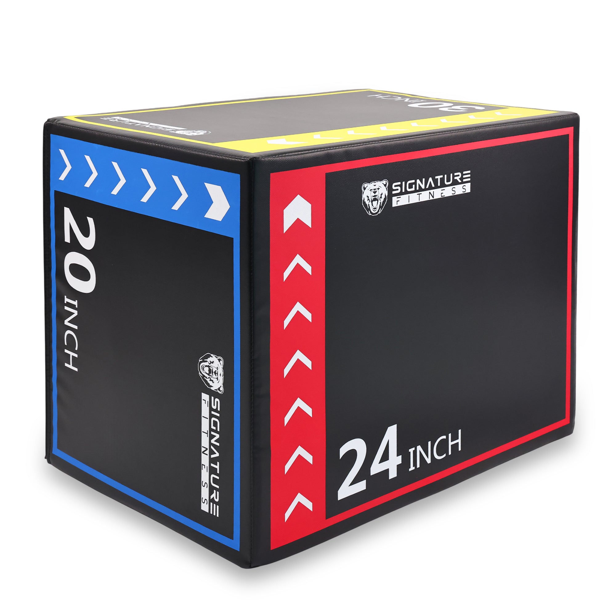 BalanceFrom 3-in-1 Plyometric Jump Box, Non-Slip Adjustable Workout Equipment