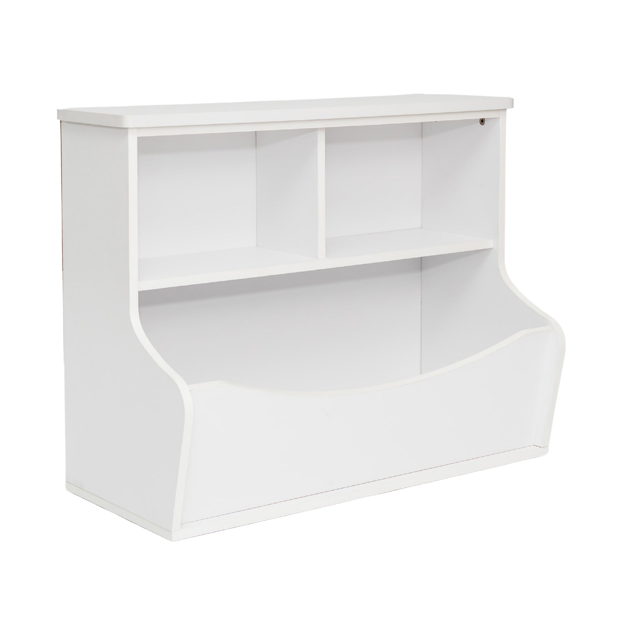 PJ Wood Multi-Functional Bookcase, Store or Display Books of Different Sizes - VMInnovations