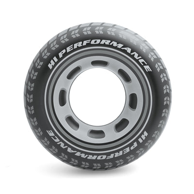 INTEX Giant Tire Inflatable Floating Swimming Tube Raft (Open Box)(2 Pack) - VMInnovations