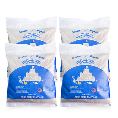 SandPiper 25Lb Premium Grade Multi-Use Play Sand w/Chemical Free Formula, 4 Pack - VMInnovations