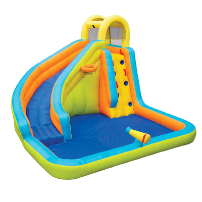 Banzai 28140 Splash 'N Blast Kids Backyard Inflatable Water Slide Park (Used)