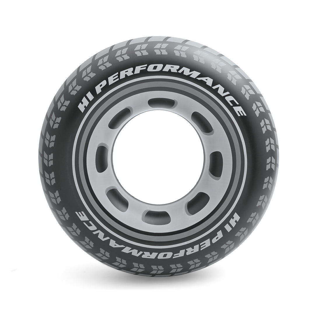 INTEX Giant Tire Inflatable Floating Swimming Tube Raft (Open Box)(2 Pack)