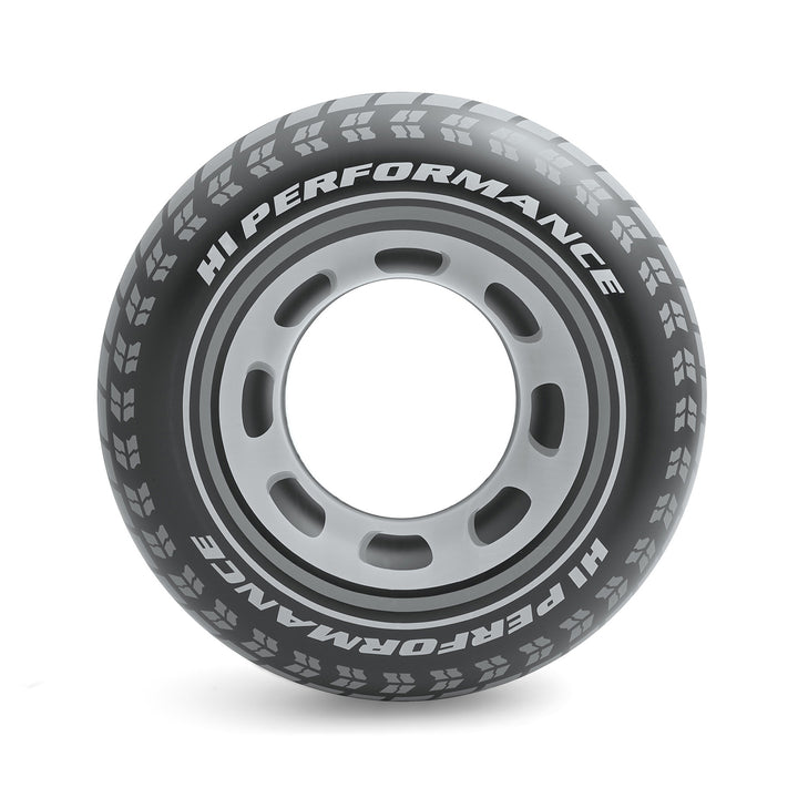 INTEX Giant Tire Inflatable Floating Swimming Tube Raft (Open Box)(2 Pack)