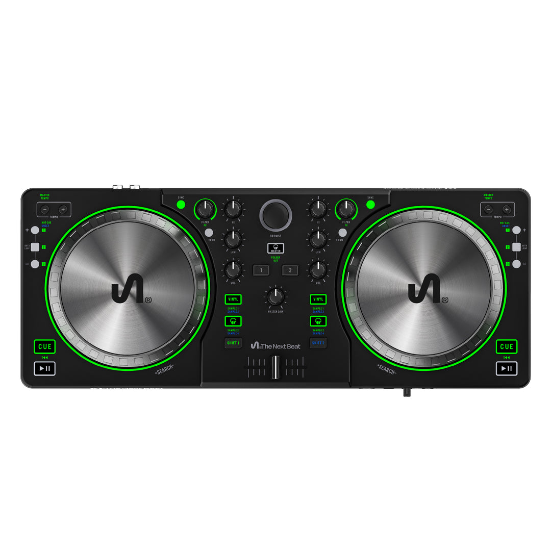 The Next Beat by Tiesto DJ Controller, DJ Control Deck with Audio Mixer, SX1
