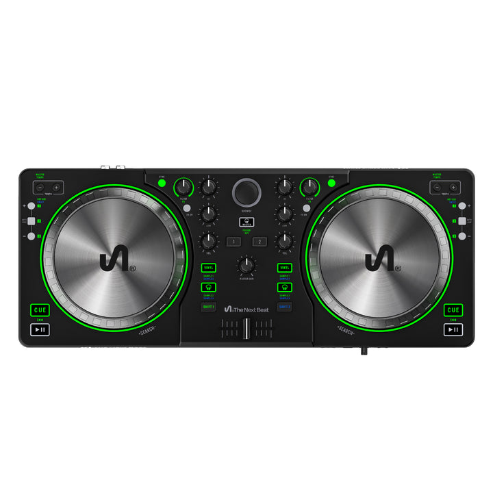 The Next Beat by Tiesto DJ Controller, DJ Control Deck with Audio Mixer, SX1