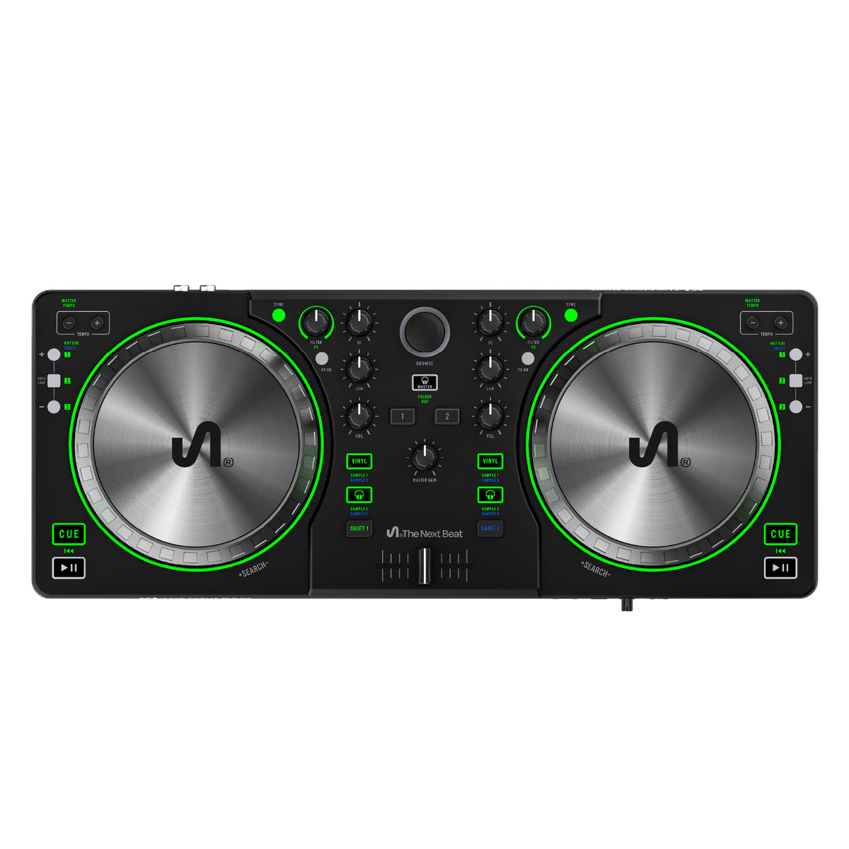 The Next Beat by Tiesto DJ Controller, DJ Control Deck with Audio Mixer (Used)