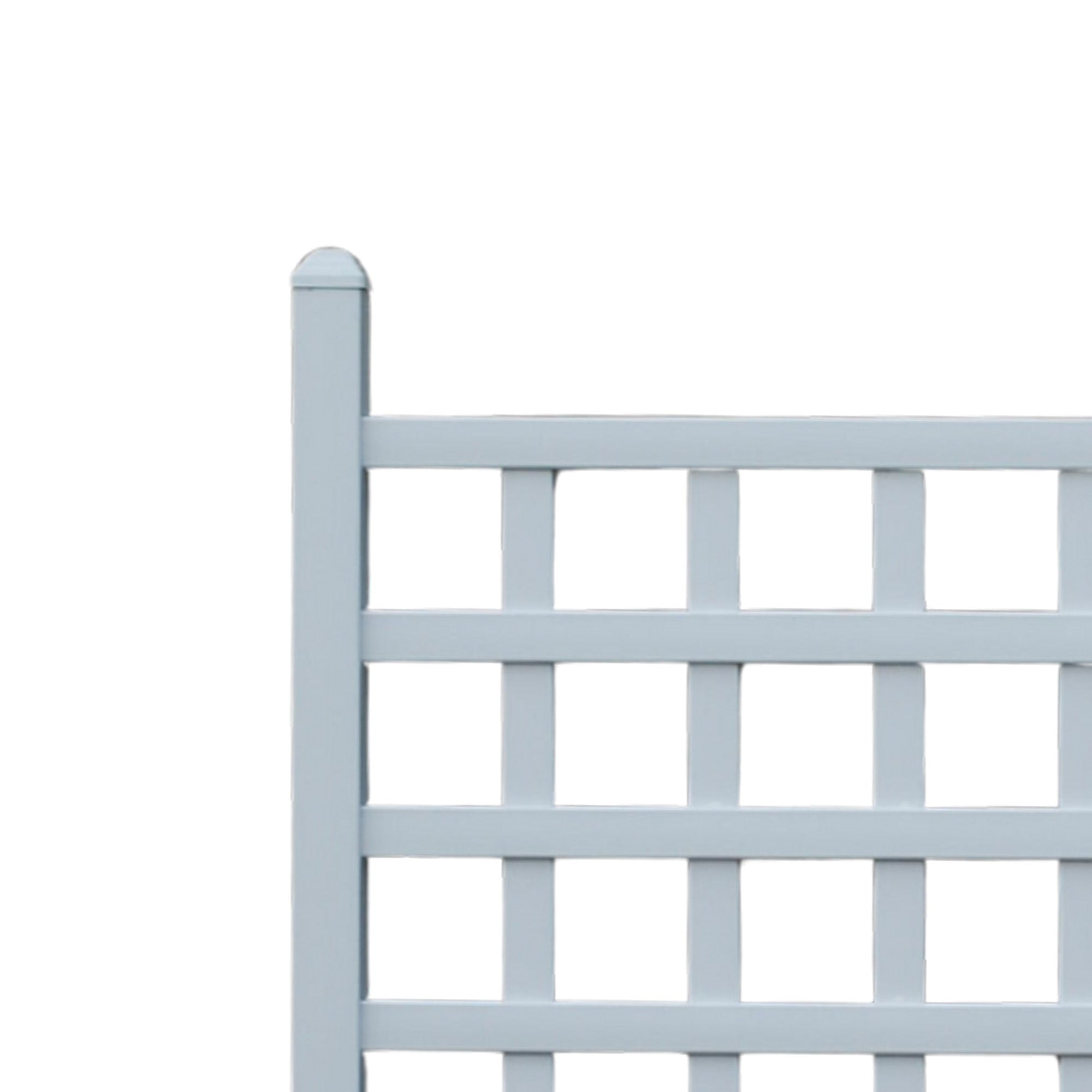 Dura-Trel 35 x 66 Inch Vinyl Outdoor Garden Patio Trellis, White(Open Box)