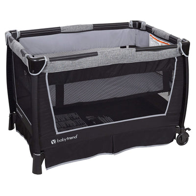 Baby Trend Retreat Twin Nursery Center w/ 2 Bassinets & Changing Table, Quarry (For Parts) - VMInnovations
