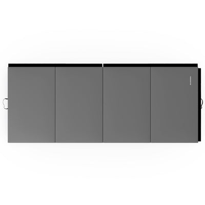 BalanceFrom Fitness GoGym 4' x 10' x 2" All Purpose Folding Gymnastics Mat, Gray
