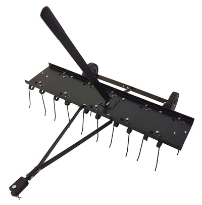 Yard Tuff Dethatcher, 40" Pull Behind Thatcher for Lawn Mower & ATVs (Open Box) - VMInnovations