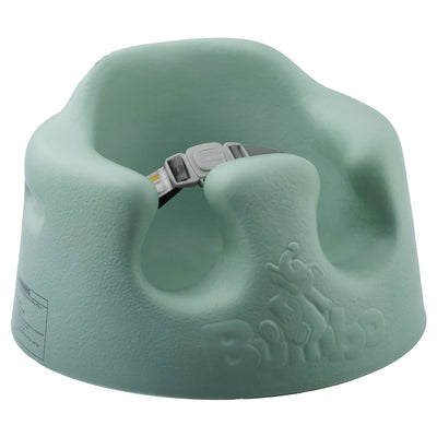 Bumbo Baby Infant Soft Foam Floor Seat with 3 Point Adjustable Harness, Hemlock (Damaged)