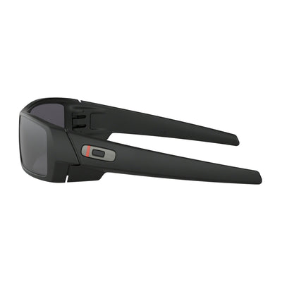 Oakley Standard Gascan Thin Red Line Sunglasses, Matte Black/Iridium (Open Box)