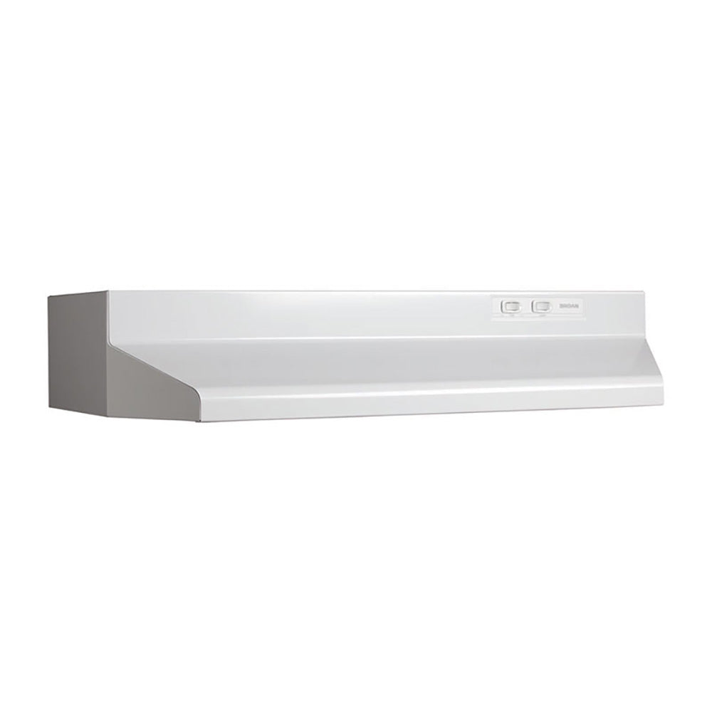 Broan-NuTone 424201 190 CFM 42 Inch Convertible Kitchen Stove Range Hood, White