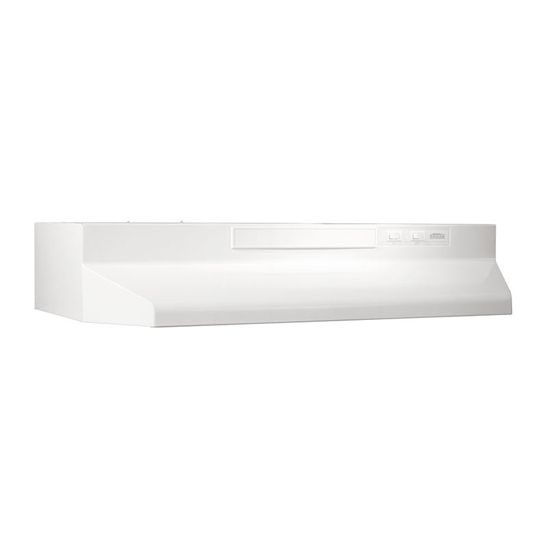 Broan-NuTone 30 In 4 Way Convertible Under Cabinet Range Hood, White (Open Box)