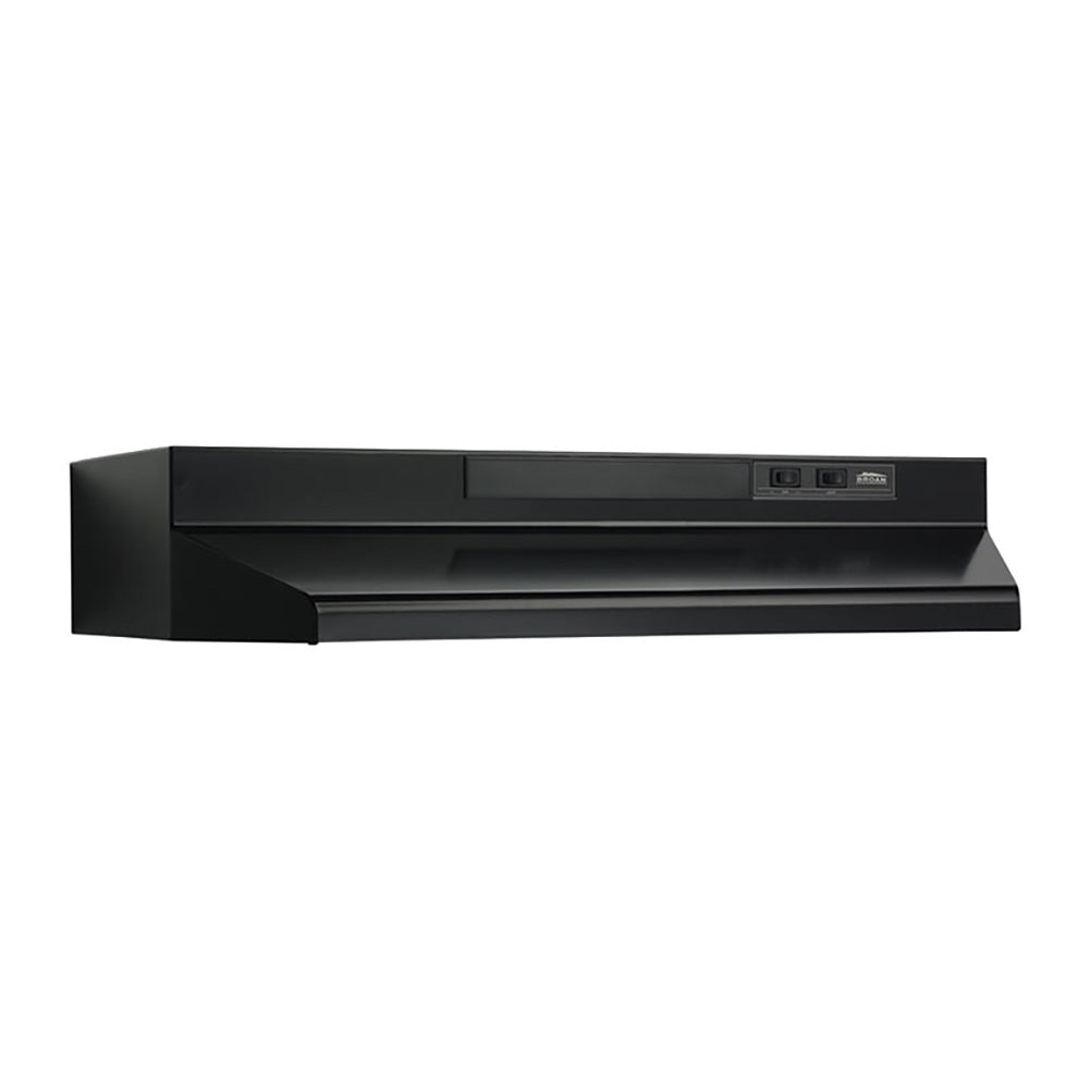 Broan-NuTone BR-F403623 36 Inch Convertible Kitchen Stove Range Hood, Black - VMInnovations