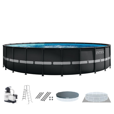 Intex 24' x 52" Ultra XTR Frame Round Pool Set with Sand Filter Pump (Used) - VMInnovations