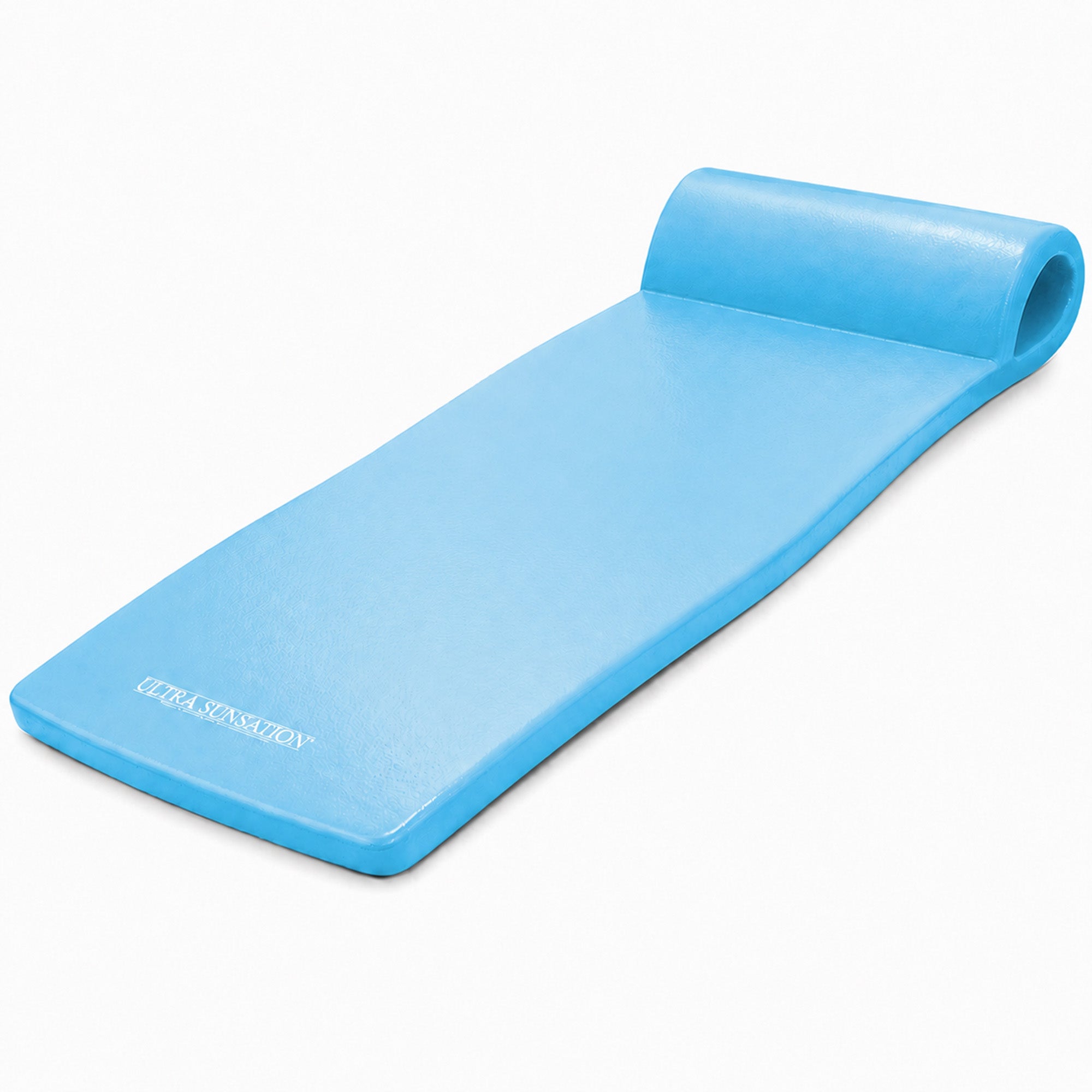 TRC Recreation Ultra Sunsation 2.5 Inch Thick Foam Pool Float Mat, Marina Blue