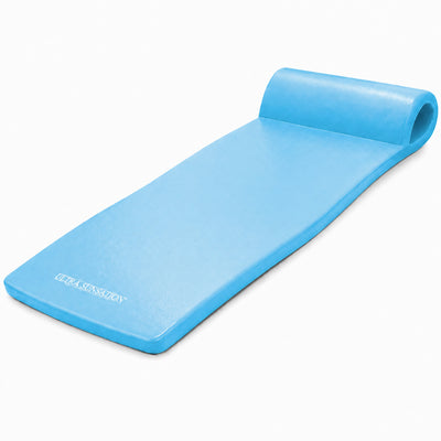 TRC Recreation Ultra Sunsation 2.5 Inch Thick Foam Pool Float Mat, Marina Blue