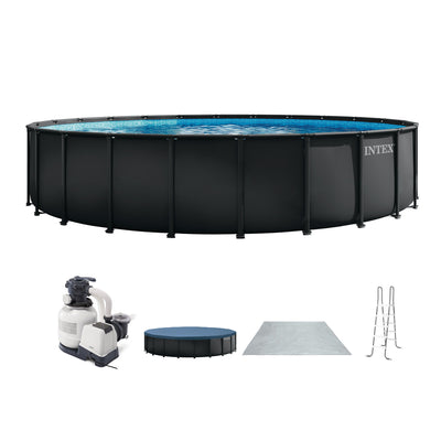 INTEX Ultra XTR 24ft x 52in Round Frame Above Ground Pool Set w/Pump (Open Box)