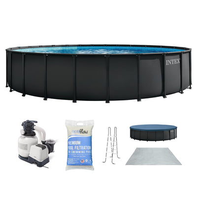 Intex Ultra XTR Frame 26'x52" Above Ground Pool and OptiFlow Premium Filter Sand