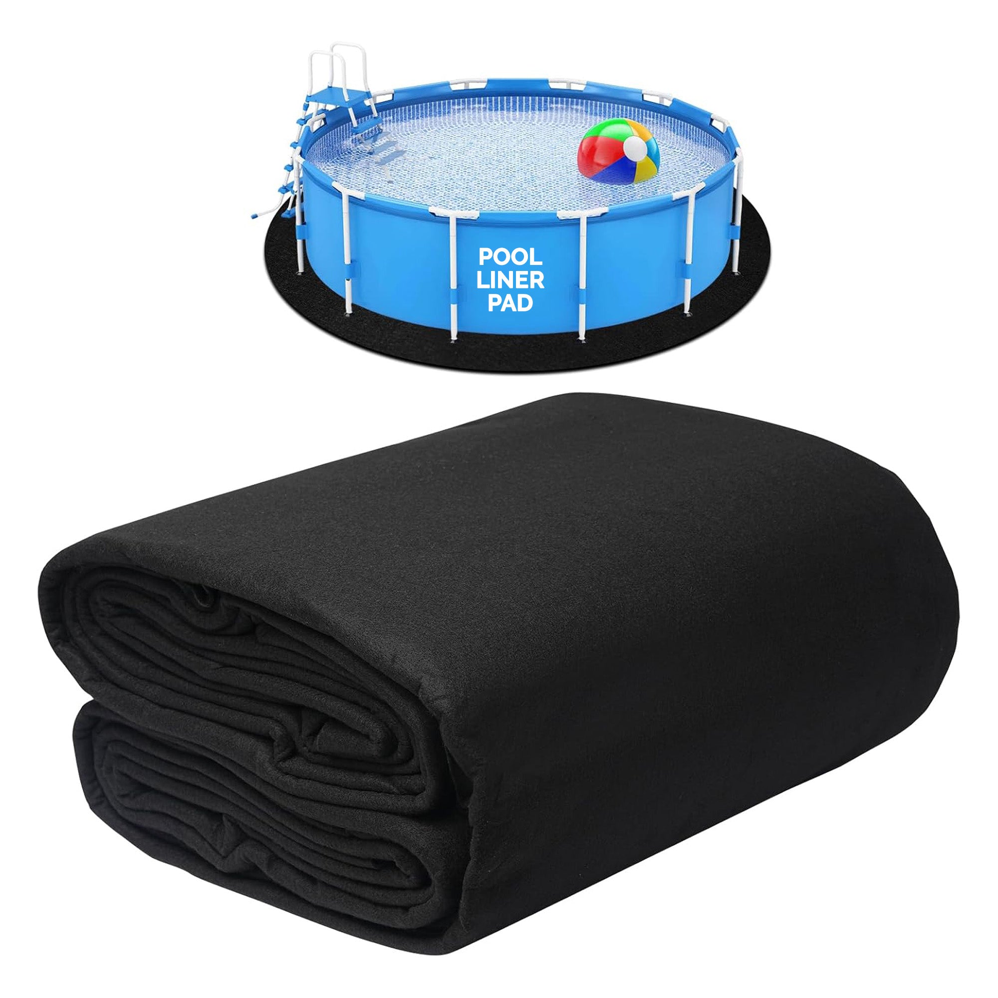 Swimline Hydrotools Above Ground Round Liner Pad Pool Protector Mat18'(Open Box) - VMInnovations