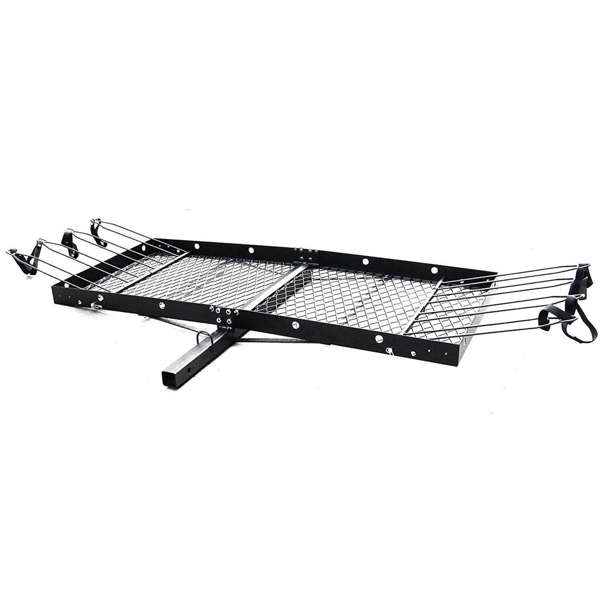 Tow Tuff 62-Inch Steel Cargo Carrier Trailer with Bike Rack (Open Box)