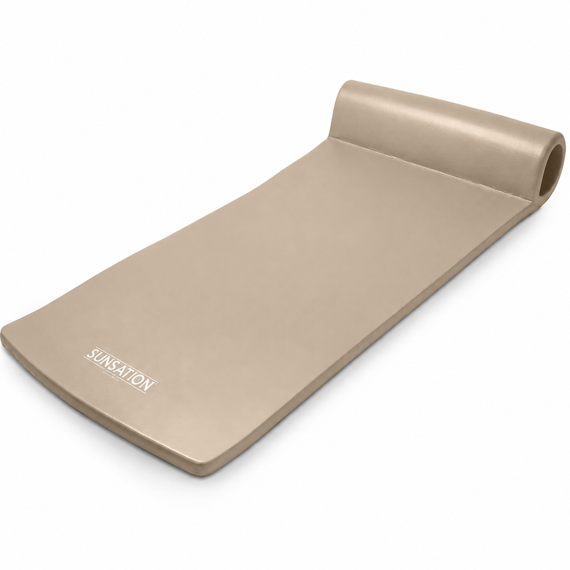 TRC Recreation Sunsation 1.75" Thick Foam Lounger Pool Float, Bronze (Open Box)