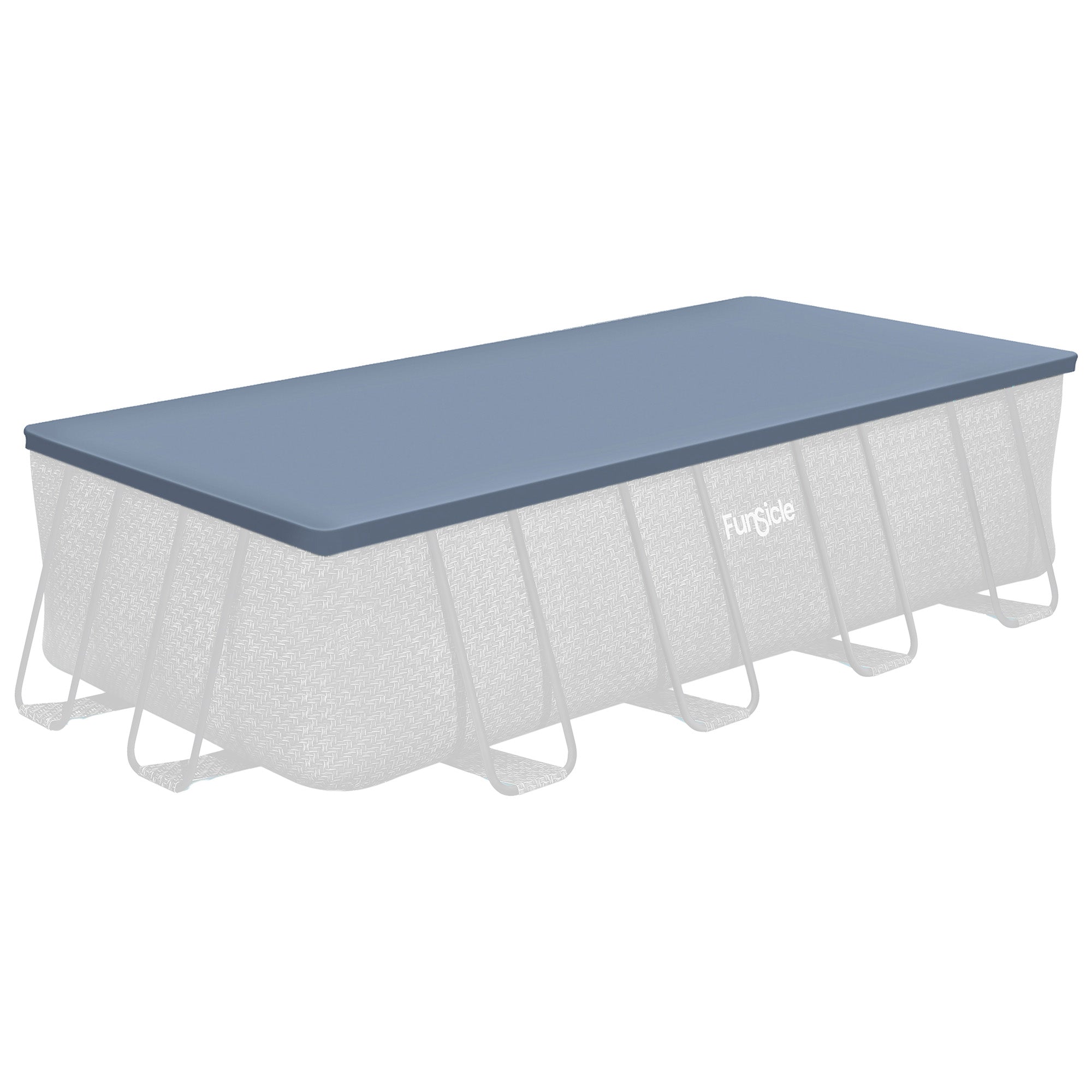 Funsicle 18’ Durable Pool Cover for Oasis and Activity Pools, Gray (Used) - VMInnovations