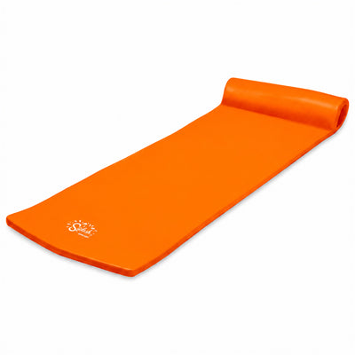 TRC Recreation 1.25" Thick Foam Swimming Pool Float Mat, Sunset Orange(Open Box)