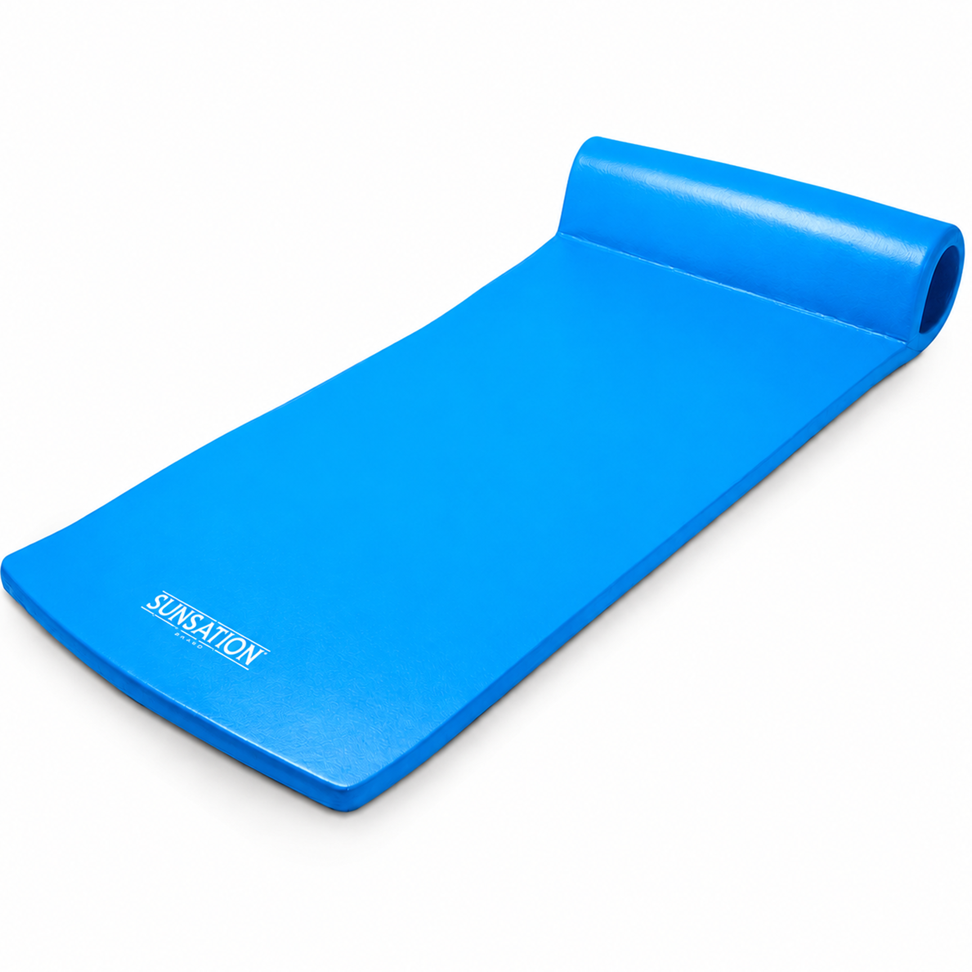 TRC Recreation Sunsation 1.75" Thick Foam Lounger Float, Bahama Blue (Open Box) - VMInnovations
