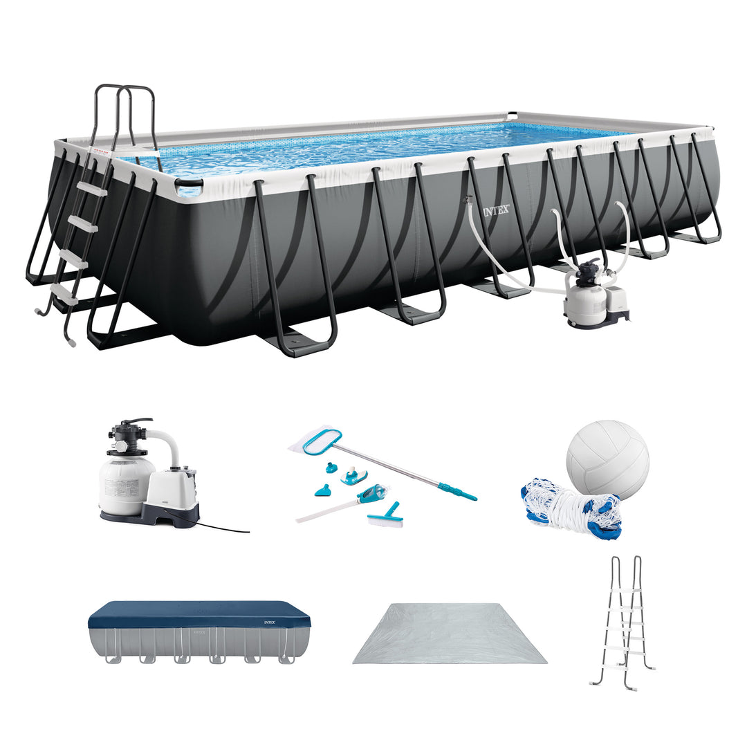 Intex 26367EH 24' x 12' x 52" Ultra XTR Frame Swimming Pool w/ Pump (Used)